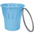 雅高家用无盖压圈塑料干湿分类垃圾桶PPYG-Q128 国美超市甄选第5张高清大图