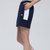 Skechers斯凯奇春夏短裙新品杨紫同款针织运动裙女L319W116(月食蓝 M)第5张高清大图