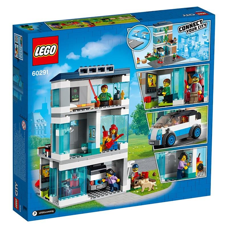 lego乐高城市系列60291家庭住宅积木拼插玩具
