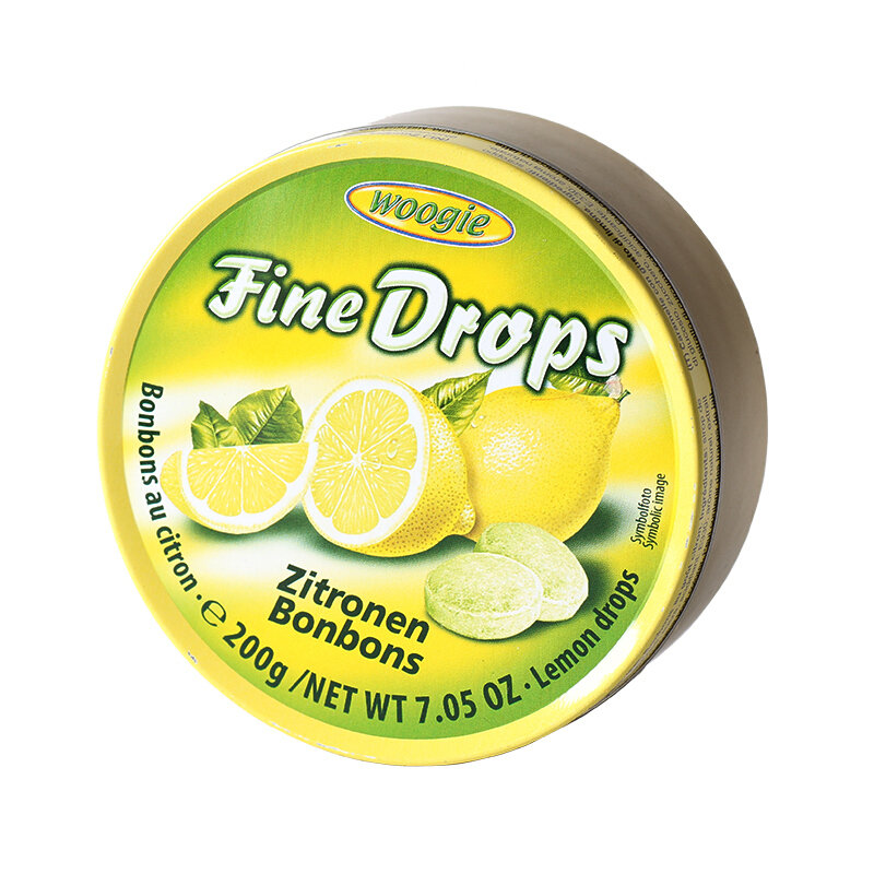 woogie糖果200g什锦味铁盒装柠檬味国美超市甄选