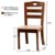 云艳实木餐椅休闲椅子YY-A0009现代简约实木椅子(黄色 默认)第3张高清大图