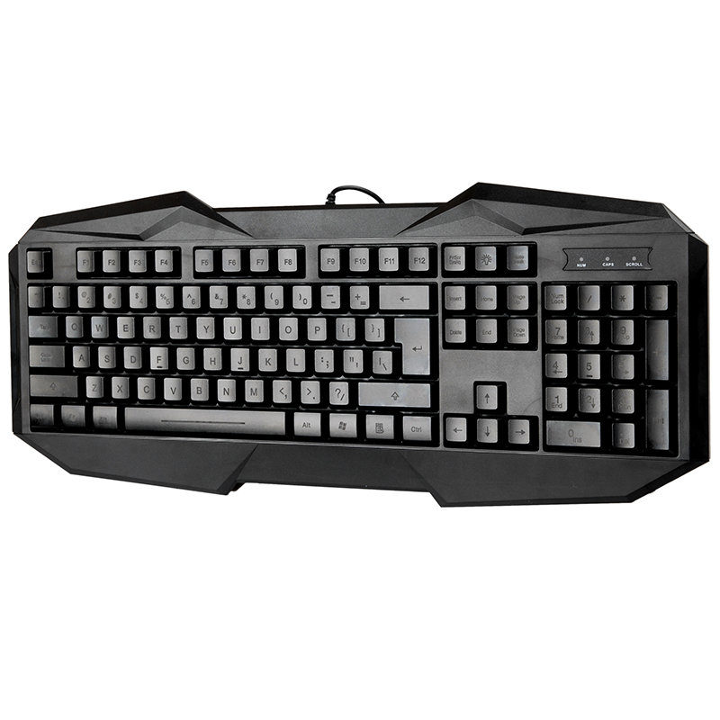 idiffer 有线背光大键盘 dota lol cf等专用键盘 (魅影蓝光版)