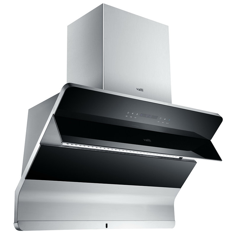 华帝vatticxw220j639bhs钢化玻璃侧吸黑