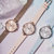 卡西欧手表 SHEEN系列潮流时尚简洁的双针超薄表内印花式设计（樱花）女表SHE-C110CGL-4AUPFH 国美超市甄选第7张高清大图