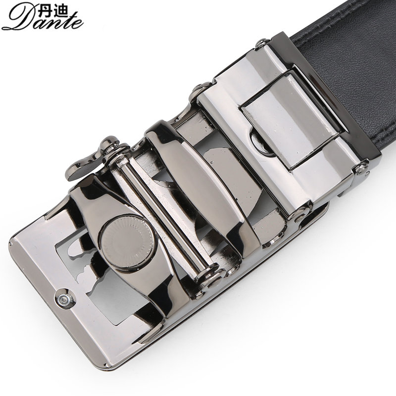dante丹迪皮带男男士自动扣皮带商务休闲男士韩版腰带百搭牛皮男士