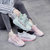 ins韩版飞织女鞋2021夏新款学生运动鞋女透气健身跑步休闲鞋(粉色 37)第4张高清大图