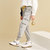 龙之涵儿童工装卫裤浅灰色100cm其他 版型宽松，舒适透气第6张高清大图