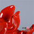 中国龙瓷德化白瓷 *陶瓷工艺品瓷器 陶瓷装饰 中国红艺术礼品摆件 十二兽首-红（马首）ZGH0191第3张高清大图