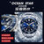 海鸥海洋系列自动机械手表男士 200米海洋之星 816.523套装 国美超市甄选第6张高清大图