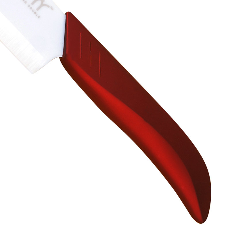 金得宝7寸玫瑰红柄陶瓷刀kmg-a7 厨房刀具 厨师刀 多用刀 菜刀
