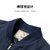 啄木鸟(TUCANO)2021秋季短款修身长袖薄款男立领侧口袋版型夹克170天蓝 轻薄舒适休闲第5张高清大图