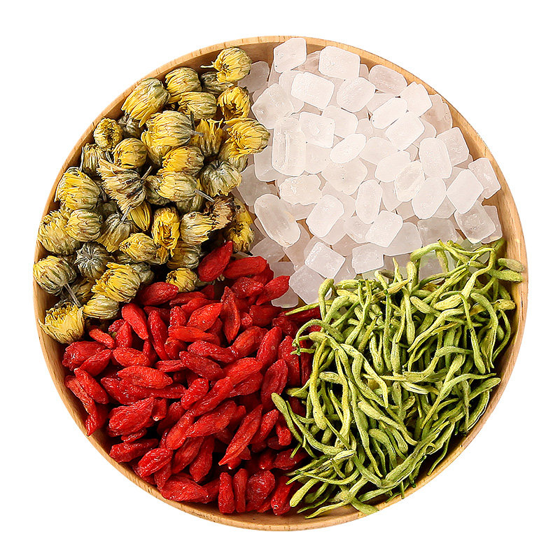 蒲草茶坊金银花枸杞菊花茶100g盒组合型花草茶袋泡茶叶泡茶新疆西藏不