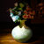 德化陶瓷复古摆件欧式花瓶家居客厅装饰品大号花瓶瓷器(21cm荷口瓶浅黄山水结晶)第4张高清大图