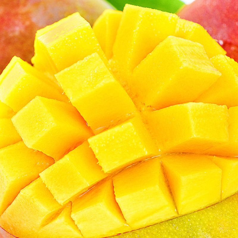鲜菓篮国美好货芒果攀枝花彩虹芒果2斤装单果150g以上海南贵妃芒