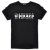 斯帕乐纯品牌LOGO圆领印花休闲短袖T恤3211C700(黑色 L)第3张高清大图