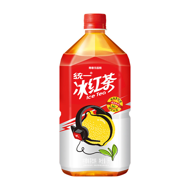 统一qxty冰红茶1升8瓶国美超市甄选