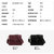 CLIIO KOUIR女包新款简约风琴包斜挎包质感百搭ins宽带单肩包(紫红色)第4张高清大图