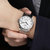 天梭(TISSOT)手表力洛克系列 T006新款80小时全自动机械时尚潮流精钢表带男士腕表(银壳白面银钢带 钢带)第5张高清大图