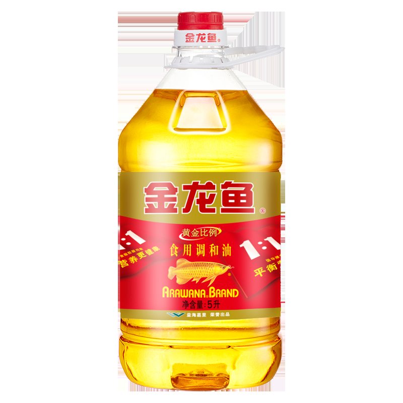 金龙鱼黄金比例调和油5l食用油健康111调和油转基因调和油5l