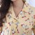 茵珠麗YinZhuli 2017夏季新款韩版优质棉短袖时尚卡通前扣女士连衣睡裙 夏天女生衬衫式睡衣家居服7015(3号款)第4张高清大图