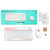 罗技（Logitech）无线键鼠套装 MK240  Nano 无线鼠标无线键盘套装（白色）第5张高清大图
