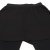 曼爱莎（myelsa）QK1310016Y不规则层叠裙摆内有打底裤设计感裙裤(黑色 S)第4张高清大图