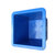 滋仁 户外垃圾桶果皮箱无盖塑料果壳箱蓝色大号室外分类环卫加厚正方形(蓝色 默认)第3张高清大图