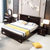 皮耐迪 现代简约新中式实木床1.5米1.8米主卧双人婚床小户型(床+床头柜*2)第2张高清大图