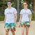 巴洛尼莫 情侣沙滩裤宽松版型夏季海边度假冲浪游泳漂流速干短裤(白色 S)第4张高清大图