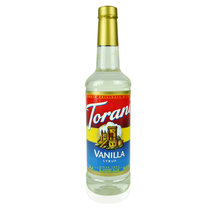 美国进口Torani/特朗尼香草味糖浆 特罗尼风味果露 塑料瓶装750ml