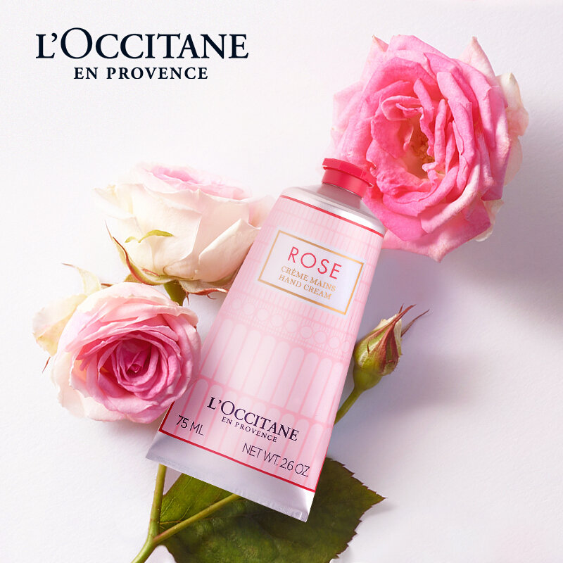 欧舒丹玫瑰之心润手霜75ml包装随机国美超市甄选