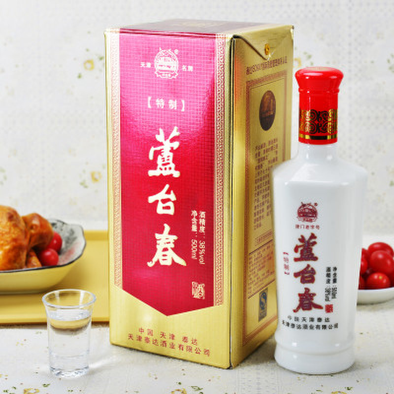 38度特制芦台春500ml盒