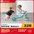 儿童平衡车1-6岁宝宝***滑行车小孩二合一多功能变形滑步自行车(蒙特蓝)第2张高清大图