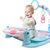 婴儿脚踏钢琴健身架3-6-12个月 宝宝音乐游戏毯玩具0-1岁(粉色钢琴健身架)第3张高清大图