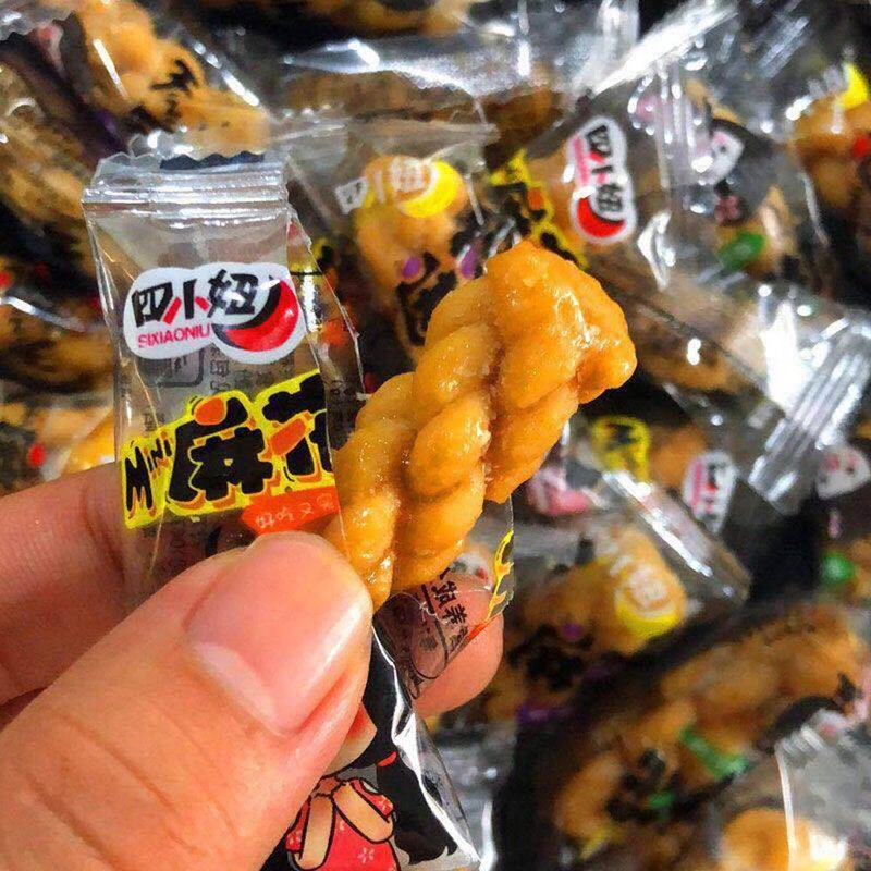 四小妞小麻花200g装网红零食小吃美食小袋装酥脆美味