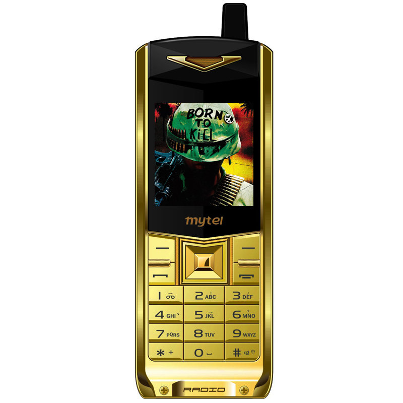 脉腾(mytel) u-99小哥大蓝牙拨号手机 gsm(金)