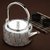 银斯妮 日式银壶一体壶茶具煮水提梁壶 长嘴水立方 约925克第2张高清大图