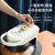 【德国品质】新款可视空气炸锅家用智能大容量一体式全自动电炸锅(象牙白现代时尚版 现代时尚可视款 6.5升+厨房礼包)第3张高清大图