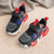 男童鞋春季新款飞织透气儿童运动鞋中大童休闲鞋防滑耐磨(33 黑红)第6张高清大图