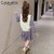 CaldiceKris（中国CK）女童碎花拼接裙毛衣马甲套装CK-TF3498(110-160 紫色)第3张高清大图