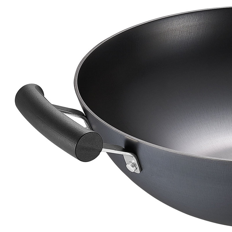 苏泊尔suporfc34z334cm炒锅臻铁真不锈铸铁无涂层银