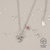 颐和园 寿字项链 采用施华洛世奇元素水晶 送女友礼物(银色)第4张高清大图
