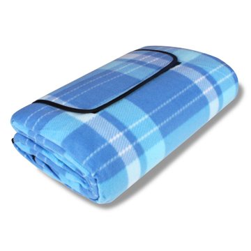 车德克DK-6200慕游者系列绒面铝膜防潮户外野餐垫（浅蓝色）（200*200）