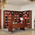 御品工匠 自由组合 实木书橱 书房家具 开放式书柜 实木书架K0619(3门+2门+2门)第2张高清大图