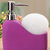 普润 陶瓷卫浴洗手液瓶洗漱用品 创意洗发露家居卫浴洗手液瓶(紫色)第5张高清大图