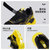 巴布豆童鞋男童运动鞋2021春季新款女童透气休闲鞋儿童防滑跑步鞋(37 黑黄)第5张高清大图