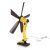 中联 FF13-42 静音微型风扇宿舍小电扇学生迷你台扇夹扇电风扇(黄色)第3张高清大图