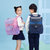 卡拉羊儿童减负一体式可打开背包笔袋补习袋组合礼品套装 1-4年级紫色 国美超市甄选第3张高清大图