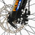 forever自行车 CF850型森林狼 26吋21速 破风高刀圈  双碟刹   山地自行车(白橙色)第4张高清大图