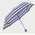 简约小清新海军风条纹创意三折叠伞晴雨伞太阳伞礼品伞(枣红)第4张高清大图